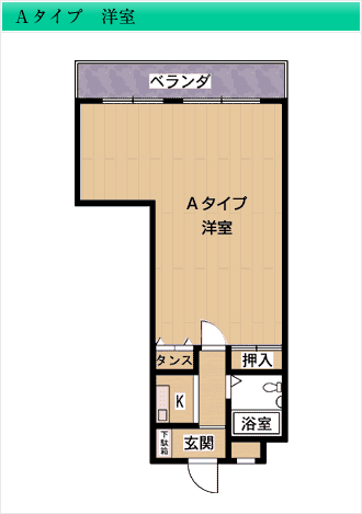 Aタイプ 洋室